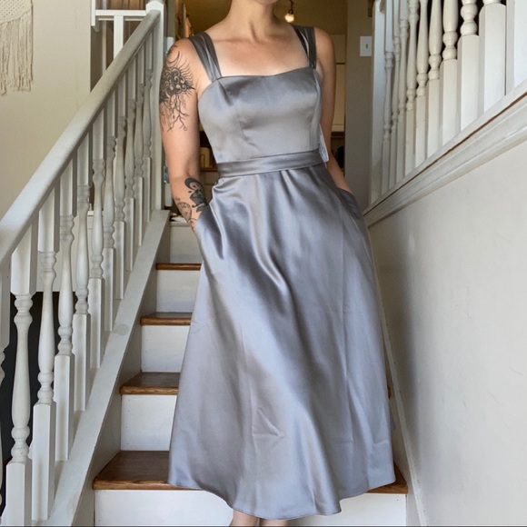 David’s Bridal size 4 tea length dress - Picture 2 of 11